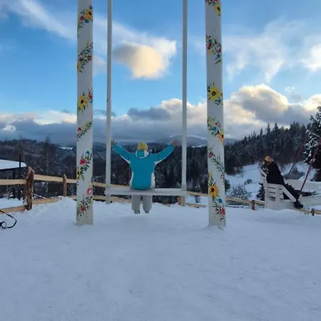 Apartman Gonta Kottage, чан - джакузі тераса, вихід в гори Szlavszke